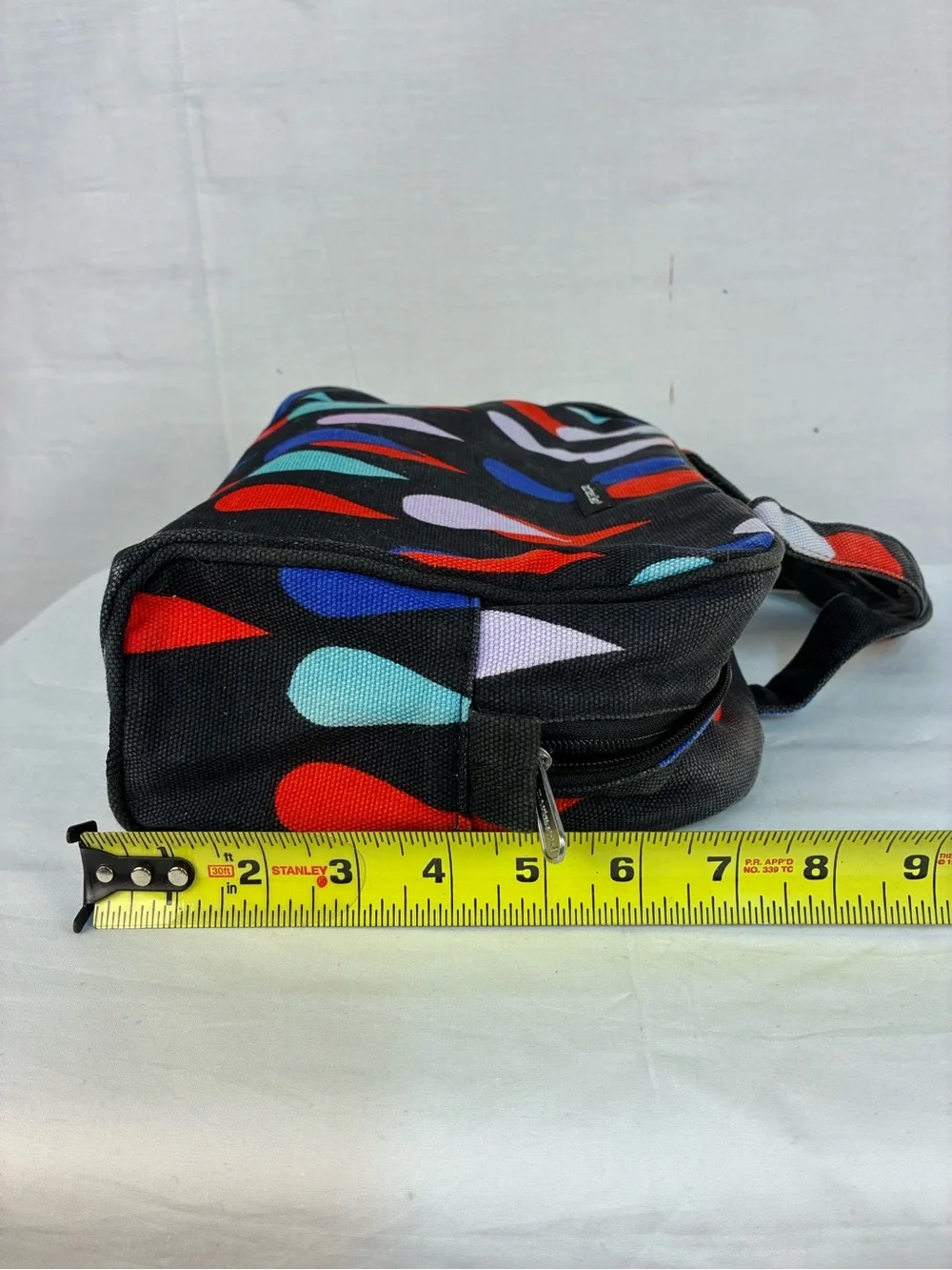 Marimekko Pisaroi Navy Raindrop Print Cosmetic Bag